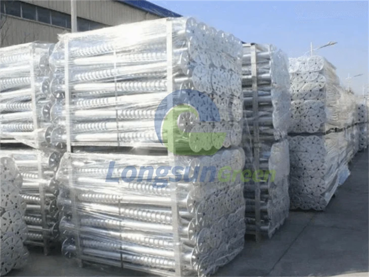 Ground Screw For Solar Mounting: HDG Helical Piles factory