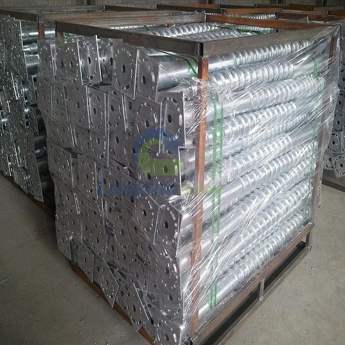 Ground Screw For Solar Mounting: HDG Helical Piles suppliers